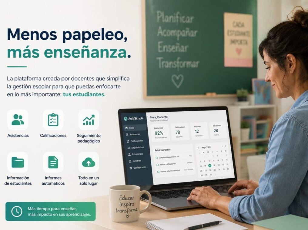Una plataforma argentina busca revolucionar la gestión docente